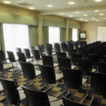 The Boardroom meeting room at Mercure Sheffield Parkway Hotel, set up in Theatre style