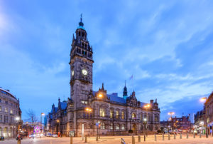 Sheffield Town Hall is a building in the City of Sheffield, England.